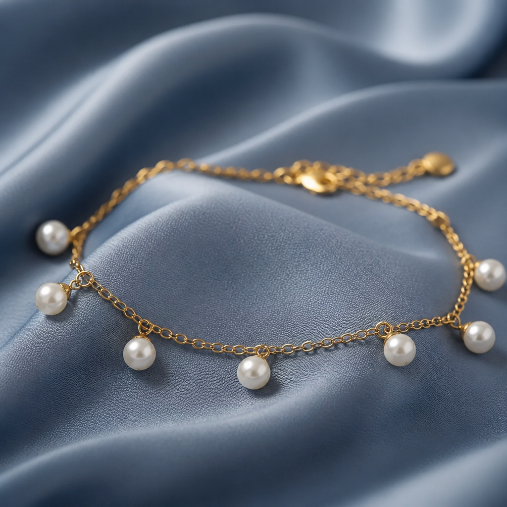 Pearl Rain Anklet