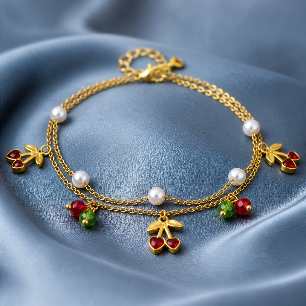 Cherry Kiss Anklet