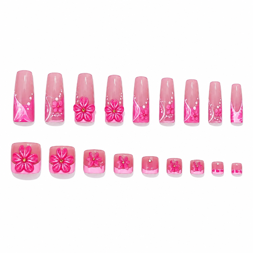 Head to Toe Glam Nails & Toenails Set