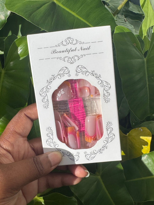 French Tip Nails & Toenails