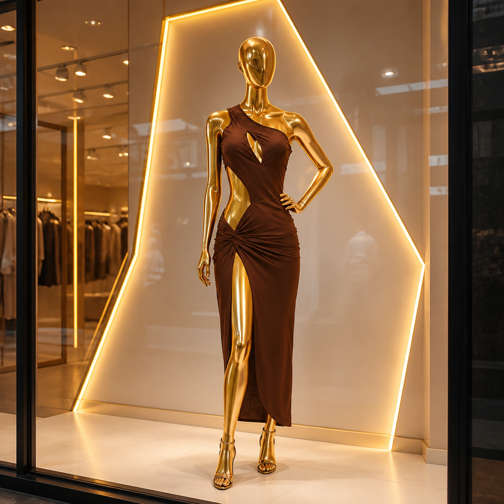 Bronze Goddess Dress
