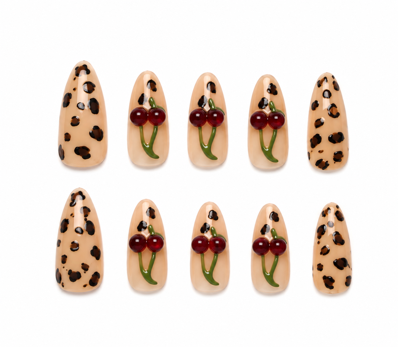 Wild Cherry Nails Set
