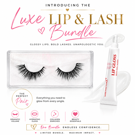 Lipgloss & Eyelash Bundle 🌸
