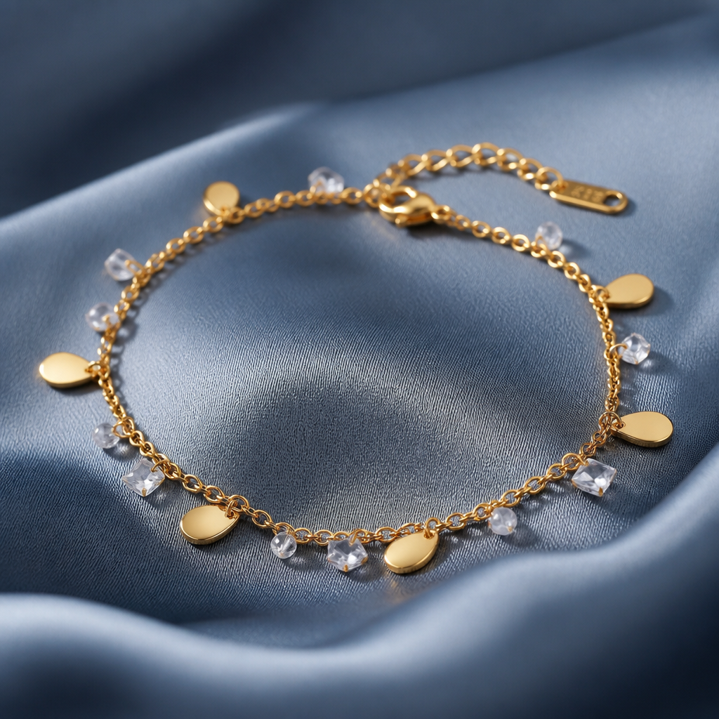 Twinkle Drop Anklet