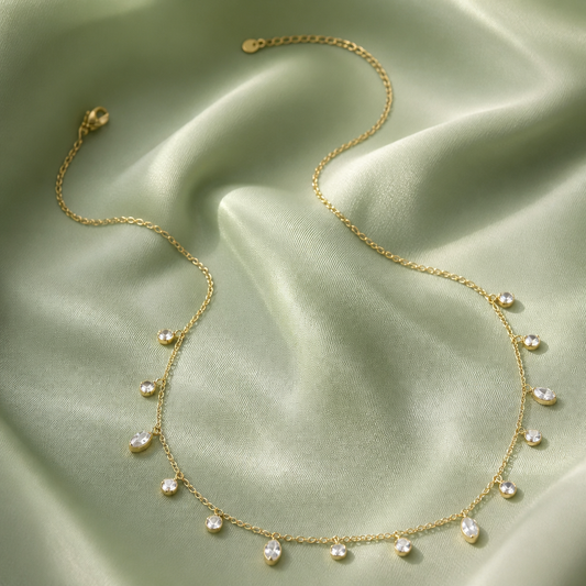 Crystal Cascade Necklace