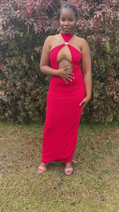 Baddie in Red Dress